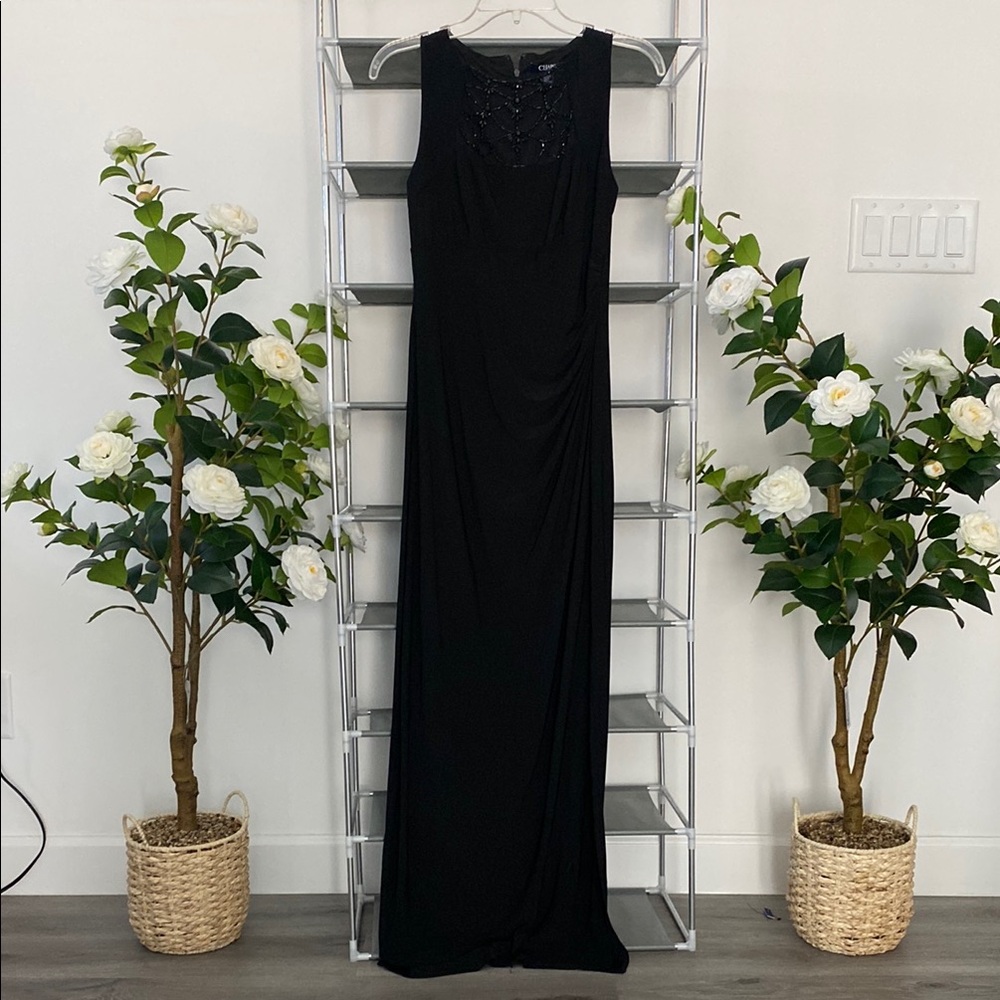 Elegant Black Evening Gown